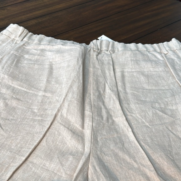 Talbots linen cropped pants - Picture 4 of 5
